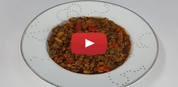 8 Kişilik Yeşil Mercimek Yemeği Tarifi ve Malzemeleri