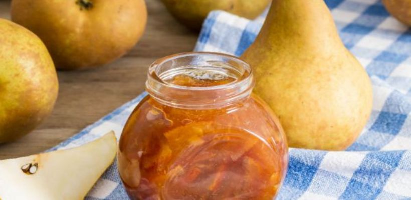 8 Kişilik Armut Reçeli Tarifi ve Malzemeleri