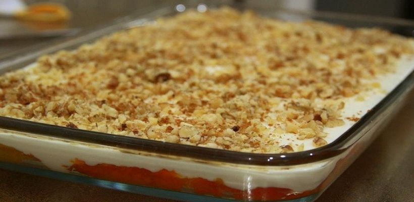 Balkabaklı Muhallebili Pasta Tarifi ve Malzemeleri