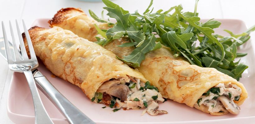 Beşamel Soslu Ispanaklı Krep Tarifi ve Malzemeleri