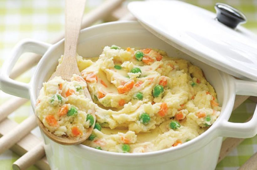 8 Kişilik Bezelyeli Patates Püresi Tarifi ve Malzemeleri