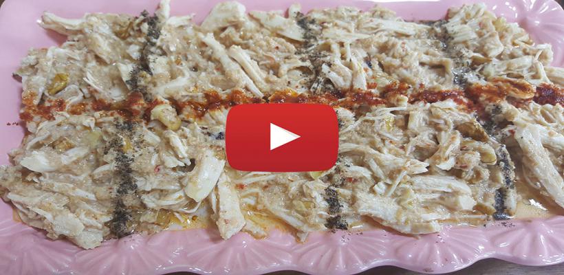 8 Kişilik Çerkez Tavuğu Tarifi ve Malzemeleri