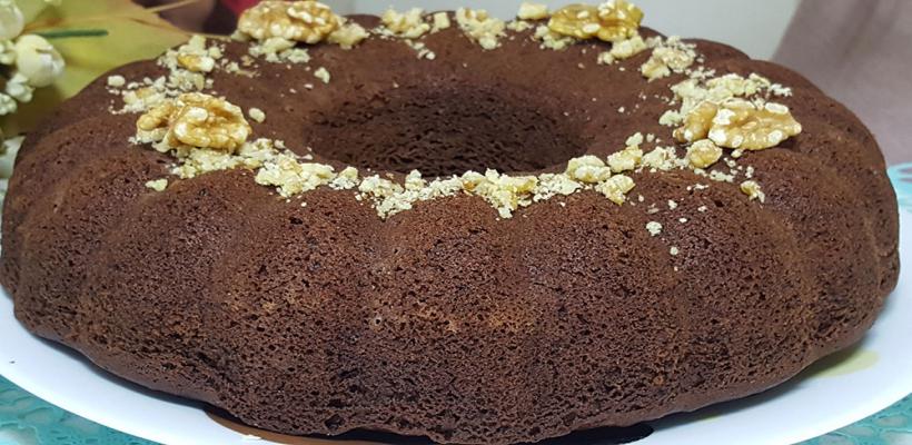 Cevizli Kakaolu Kek Tarifi ve Malzemeleri