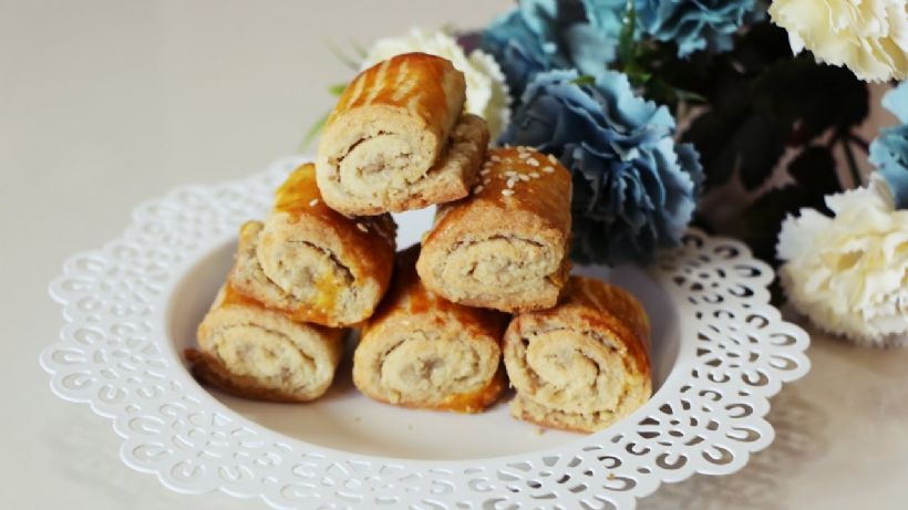 8 Kişilik Cevizli Rulo Kurabiye Tarifi ve Malzemeleri