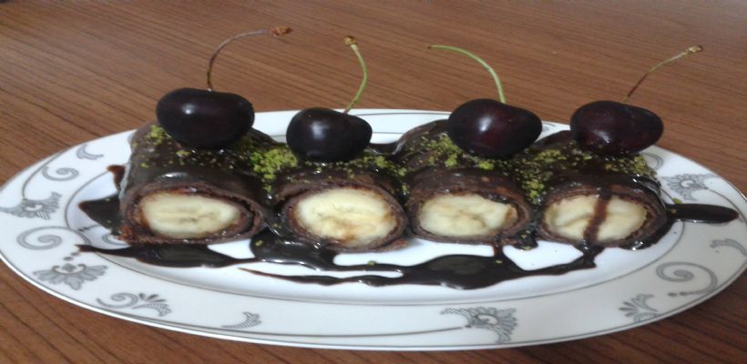 8 Kişilik Çikolatalı Krep Sarma Tarifi ve Malzemeleri