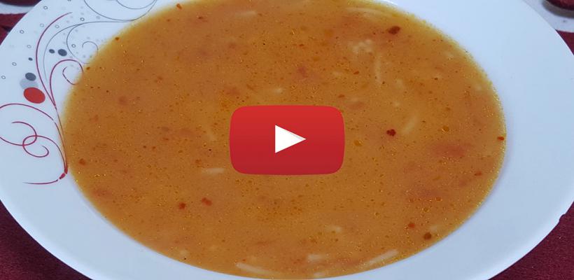 8 Kişilik Domatesli Tel Şehriye Çorbası Tarifi ve Malzemeleri