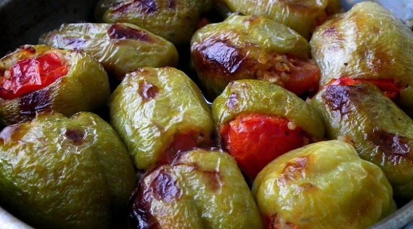 Fırında Biber Dolması Tarifi ve Malzemeleri