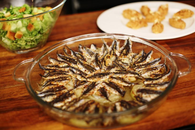 8 Kişilik Fırında Hamsi Kızartma Tarifi ve Malzemeleri