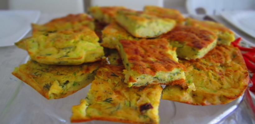 Fırında Peynirli Kabak Mücver Tarifi ve Malzemeleri