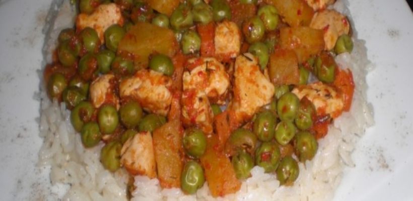 Fırında Poşette Bezelyeli Tavuk Tarifi ve Malzemeleri