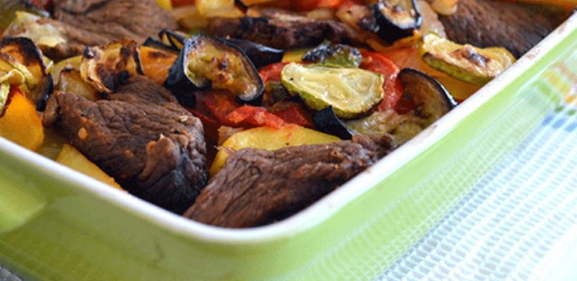 8 Kişilik Fırında Sebzeli Kebap Tarifi ve Malzemeleri
