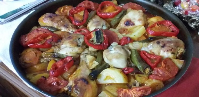 Fırında Sebzeli Tavuk Baget Tarifi ve Malzemeleri