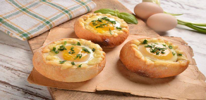 Fırında Yumurtalı Peynirli Ekmek Tarifi ve Malzemeleri