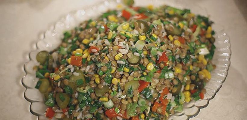 8 Kişilik Ispanaklı Bulgur Salatası Tarifi ve Malzemeleri