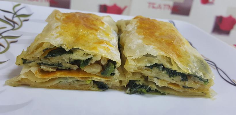 Ispanaklı Kol Böreği Tarifi ve Malzemeleri