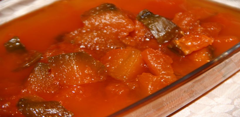 8 Kişilik Kabak Reçeli Tarifi ve Malzemeleri