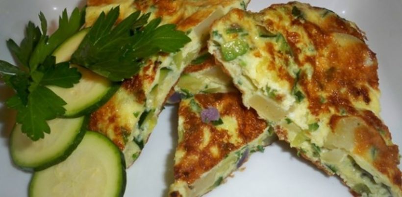 8 Kişilik Kabaklı Omlet Tarifi ve Malzemeleri