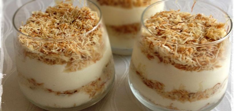 8 Kişilik Kadayıflı Sütlü Tatlı Tarifi ve Malzemeleri