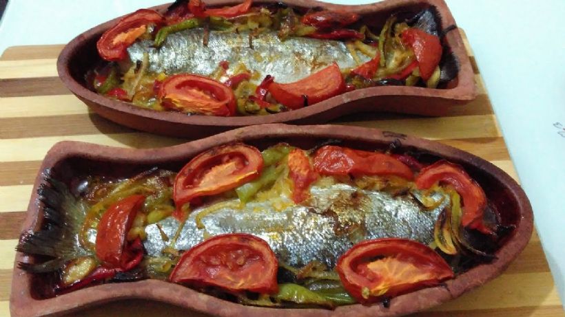 8 Kişilik Kiremitte Alabalık Tarifi ve Malzemeleri