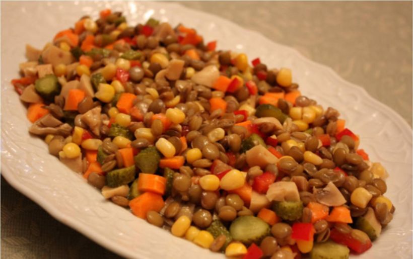 8 Kişilik Kırmızı Mercimek Salatası Tarifi ve Malzemeleri