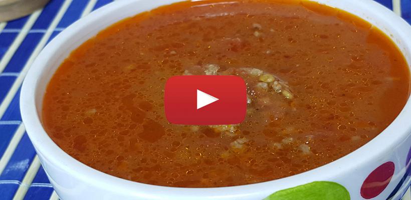 Kıymalı Domates Çorbası Tarifi ve Malzemeleri