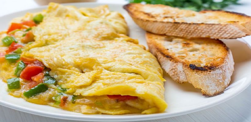 Krem Peynirli Omlet