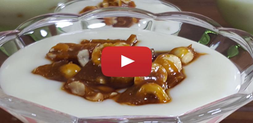 8 Kişilik Krokanlı Muhallebi Tarifi ve Malzemeleri