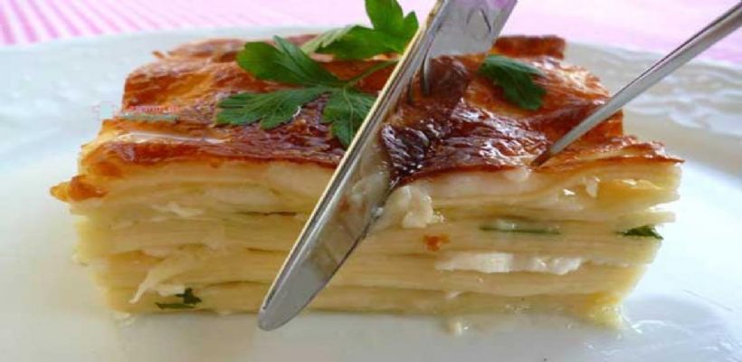 8 Kişilik Lazanyadan Su Böreği Tarifi ve Malzemeleri