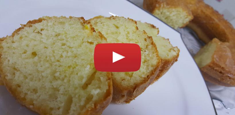 8 Kişilik Limonlu Kek Tarifi ve Malzemeleri