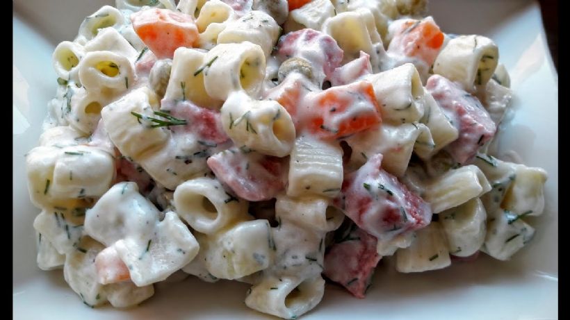 Mayonezli Makarna Salatası Tarifi ve Malzemeleri