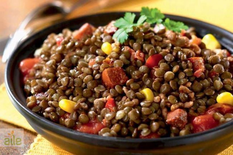 8 Kişilik Mercimek Salatası Tarifi ve Malzemeleri