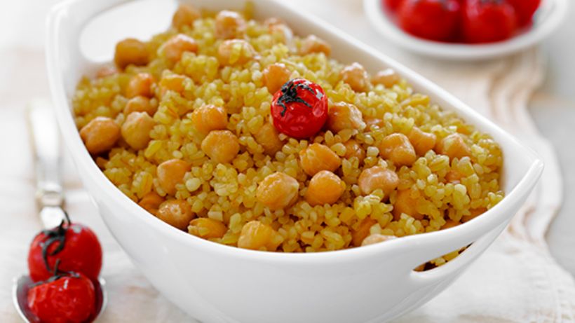 8 Kişilik Nohutlu Bulgur Pilavı Tarifi ve Malzemeleri