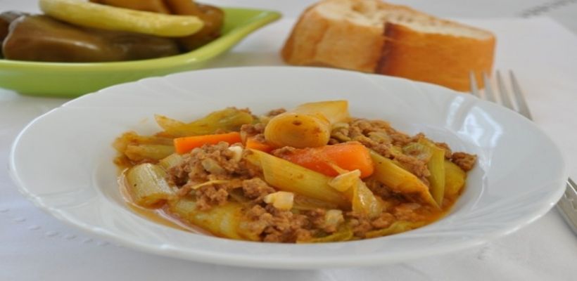 8 Kişilik Nohutlu Pırasa Yemeği Tarifi ve Malzemeleri