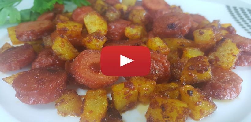 Patatesli Sosis Tarifi ve Malzemeleri