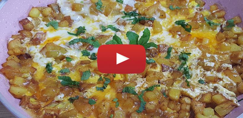 8 Kişilik Patatesli Yumurta Tarifi ve Malzemeleri