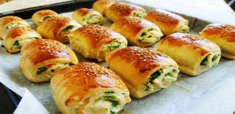 Peynirli Rulo Poğaça Tarifi ve Malzemeleri