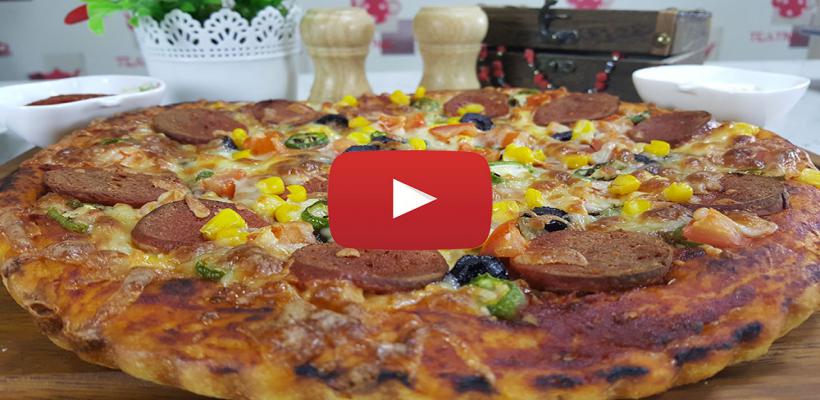 8 Kişilik Pizza Tarifi ve Malzemeleri