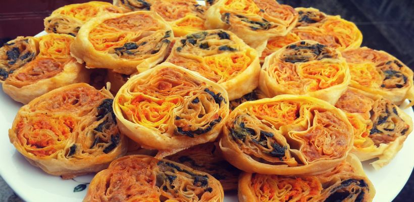8 Kişilik Renkli Börek Tarifi ve Malzemeleri