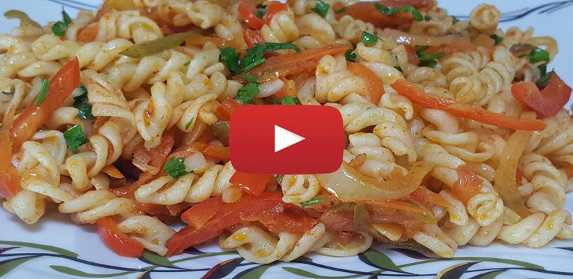 Sebzeli Makarna Tarifi ve Malzemeleri