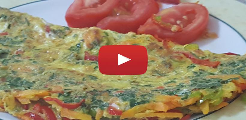 Sebzeli Omlet Tarifi ve Malzemeleri