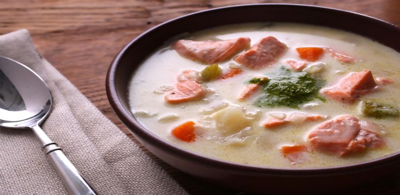 Somon Balığı Çorbası Tarifi ve Malzemeleri