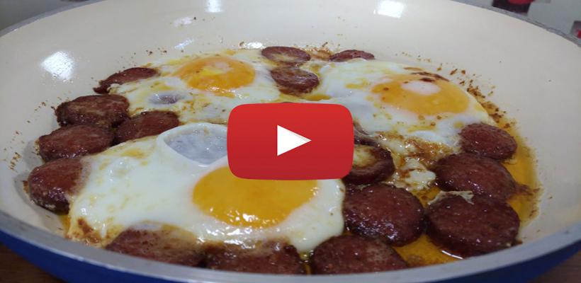 8 Kişilik Suçuklu Yumurta Tarifi ve Malzemeleri