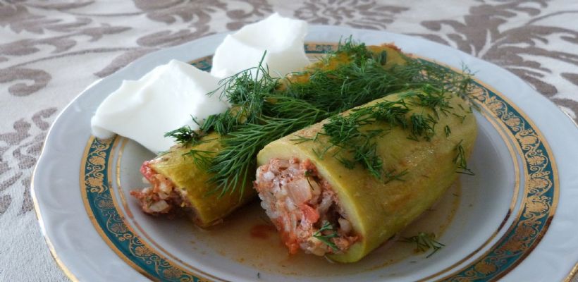 8 Kişilik Tahinli Kabak Dolması Tarifi ve Malzemeleri