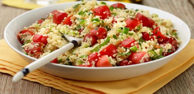 8 Kişilik Tavuklu Kuskus Salatası Tarifi ve Malzemeleri