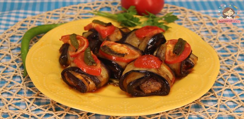Tavuklu Patlıcan Sarma Tarifi ve Malzemeleri