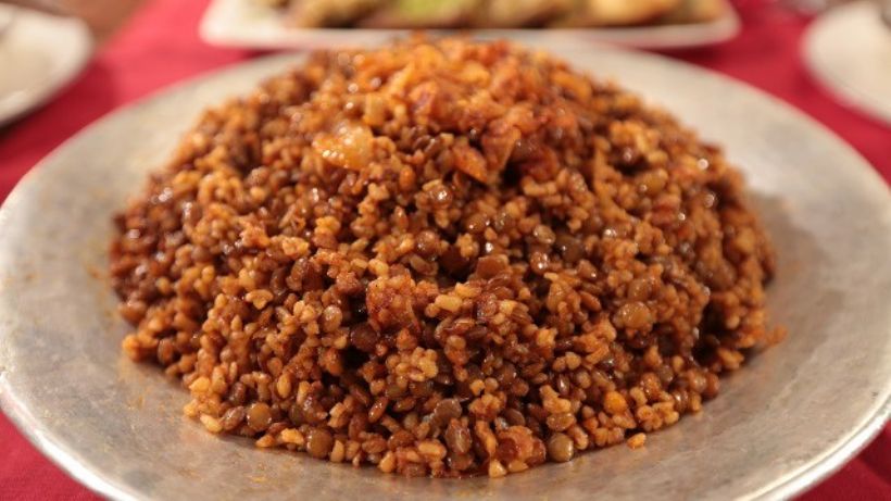 Yeşil Mercimekli Bulgur Pilavı Tarifi ve Malzemeleri