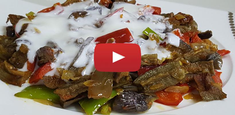 Yoğurtlu Kuru Patlıcan Salatası Tarifi ve Malzemeleri