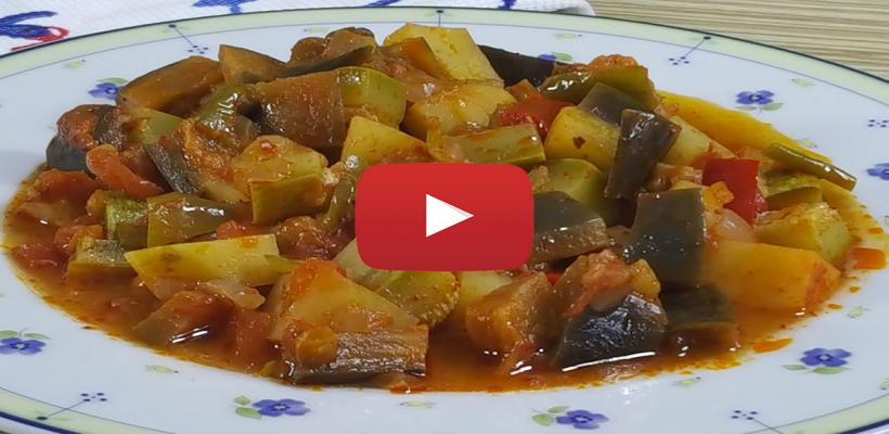 8 Kişilik Zeytin Yağlı Türlü Tarifi ve Malzemeleri